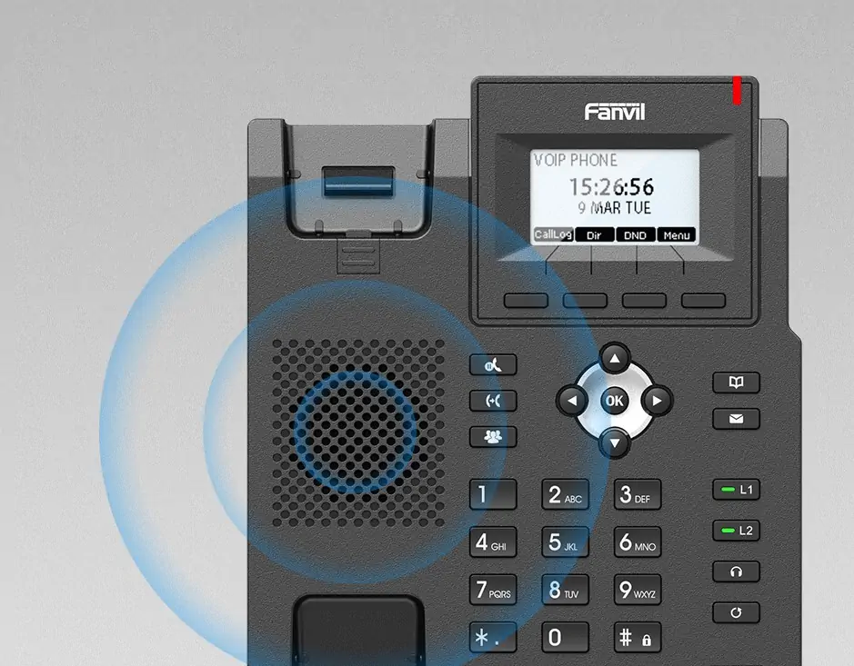 FANVIL X3SG LITE - VOIP PHONE WITH IPV6, HD AUDIO, LCD DISPLAY, 10/100/1000 MBPS POE