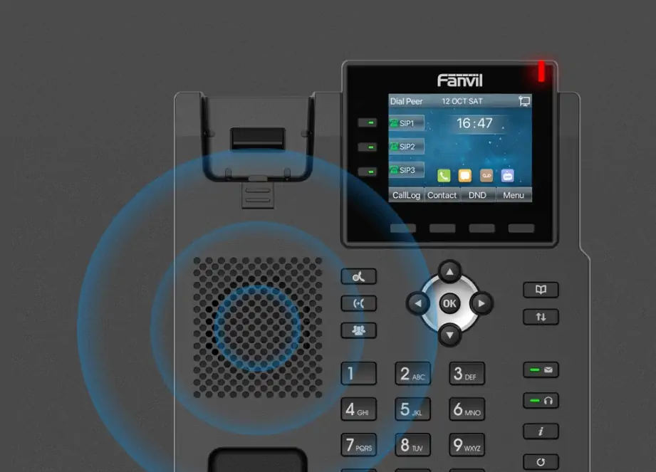 FANVIL X3U - VOIP PHONE WITH IPV6, HD AUDIO, LCD DISPLAY, 10/100/1000 MBPS POE
