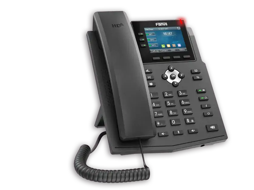 FANVIL X3U - VOIP PHONE WITH IPV6, HD AUDIO, LCD DISPLAY, 10/100/1000 MBPS POE