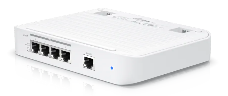 UBIQUITI USW-FLEX-XG UNIFI FULLY MANAGED DESKTOP SWITCH, 4x 10GBE RJ45, 1x 1GBE 802.3AT POE+ INPUT