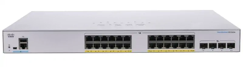Cisco CBS250-24FP-4X | Switch | 24x RJ45 1000Mb/s PoE, 4x SFP+,