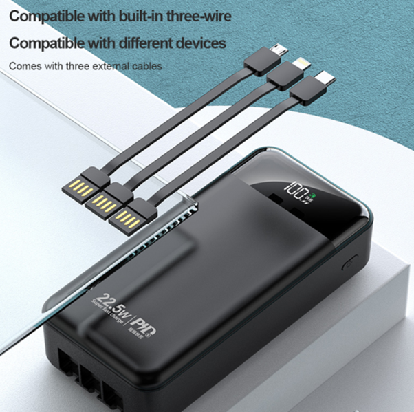 EXTRALINK EPB-124 30000MAH RYCHLÉ NABÍJENÍ POWER BANKA ČERNÁ