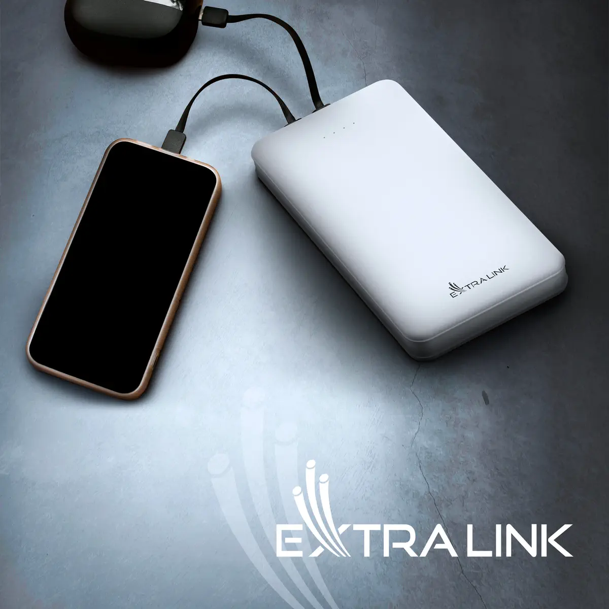Extralink EPB-078W 10000mAh Bianco, Powerbank