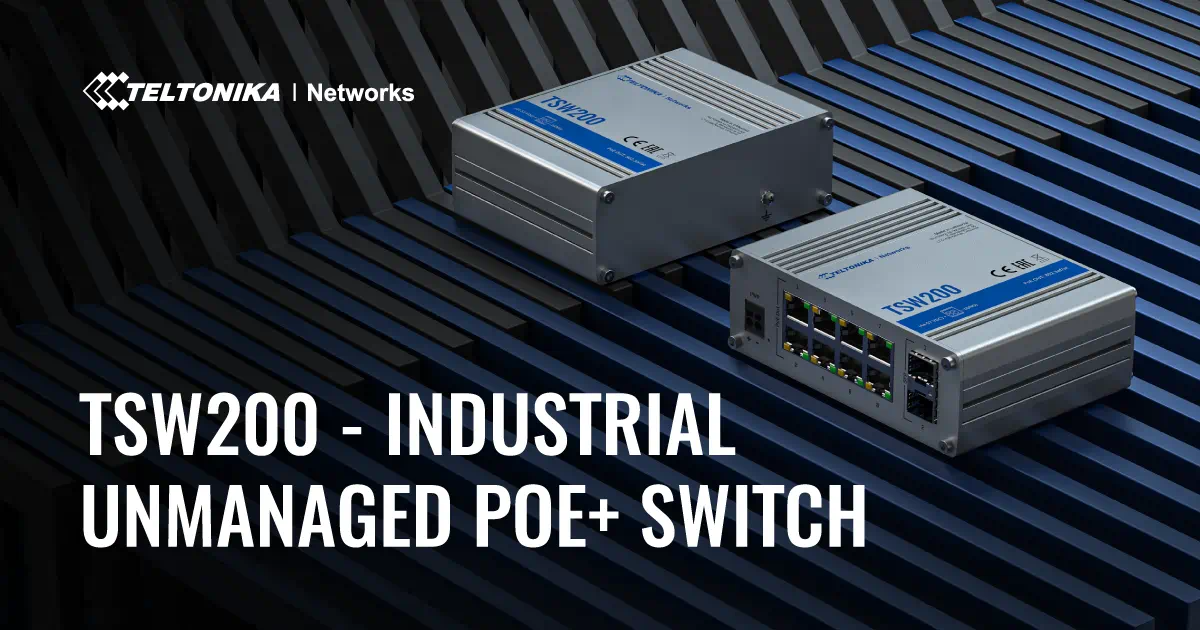 Teltonika TSW200 10-port PoE switch