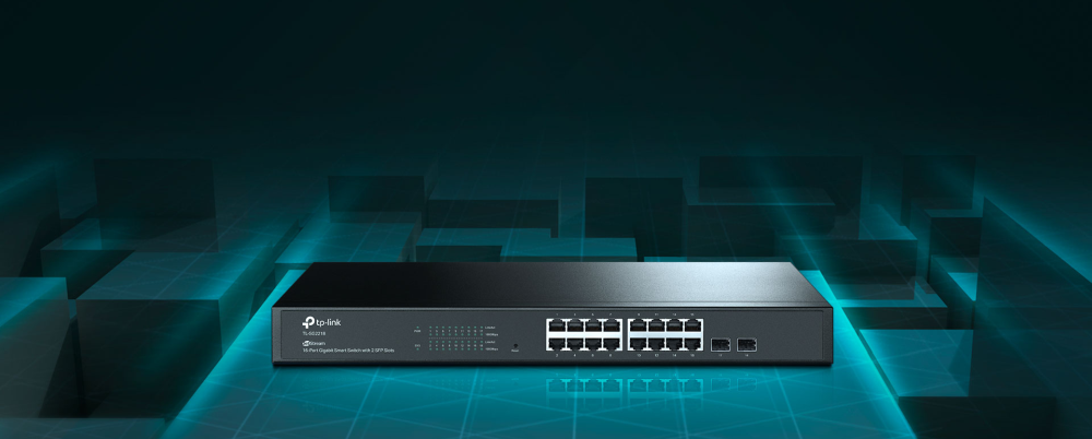 TP-LINK TL-SG2218 16-PORT GIGABIT SMART SWITCH WITH 2 SFP SLOTS