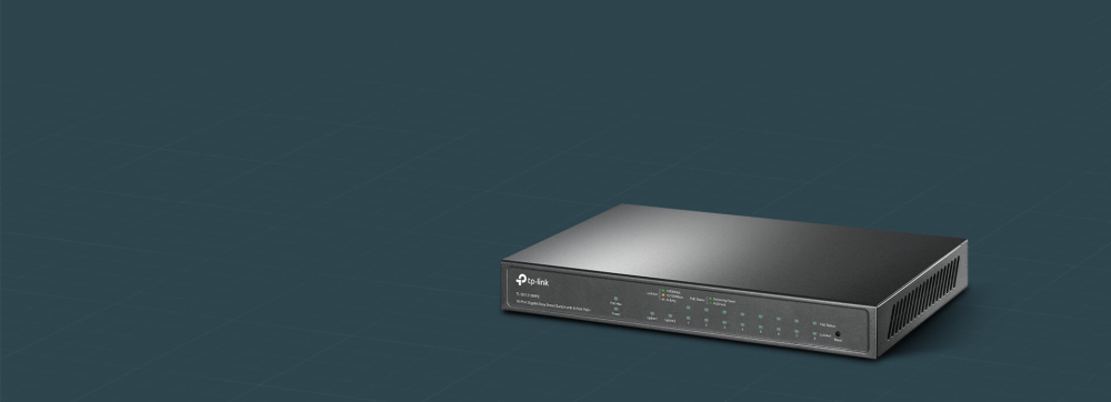 TP-LINK TL-SG1210MPE SWITCH 10X GIGABIT PORTS, 8X POE , 1X SFP