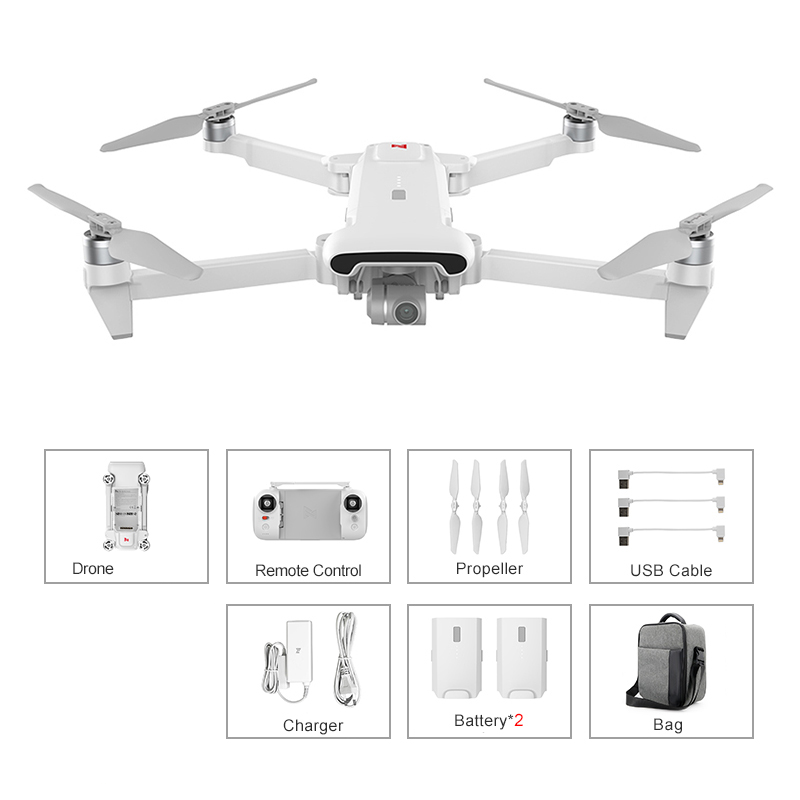 FIMI X8 SE 2022 V2 DRONE COMBO zawartość zestawu batna24