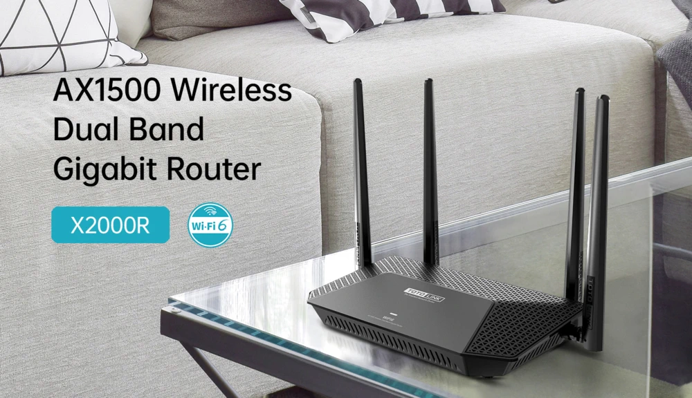 TOTOLINK X2000R AX1500 WIFI6 WIRELESS DUAL BAND GIGABIT ROUTER batna24