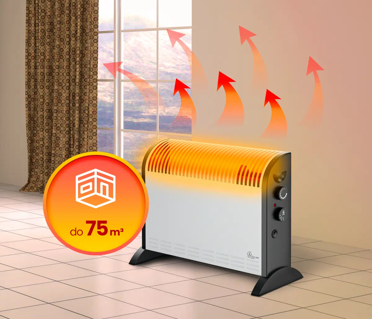 EXTRALINK CONVECTOR HEATER LCV-06 TURBO&OVERTURN batna24