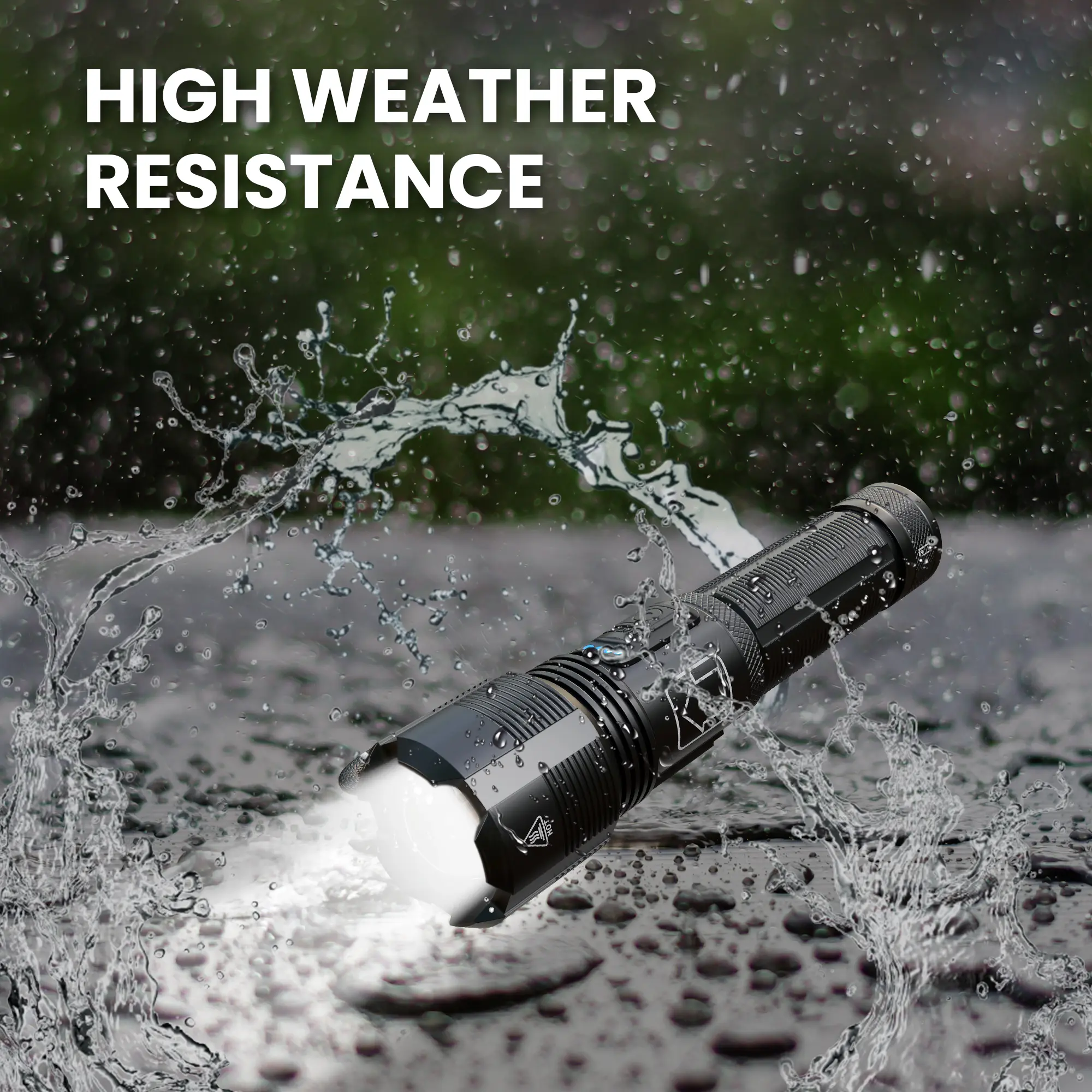 EXTRALINK FLASHLIGHT LED EFL-1126 THOR 1000LM RECHARGEABLE BATTERY
