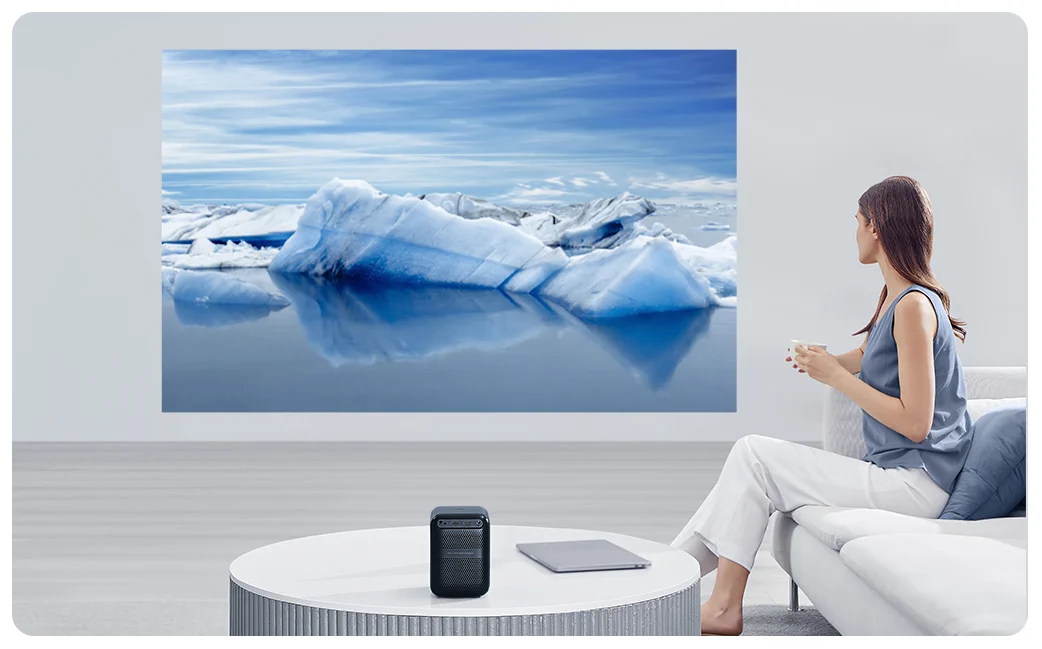 XIAOMI WANBO T2 MAX (NEW) BLUE, PROJECTOR, FULL HD 1080P batna24