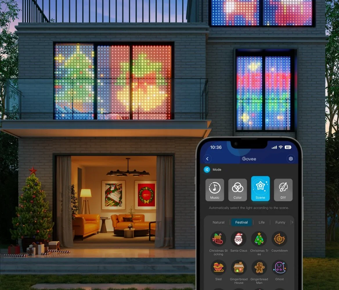 GOVEE H70B1 WIFI & BLUETOOTH CURTAIN LIGHT batna24