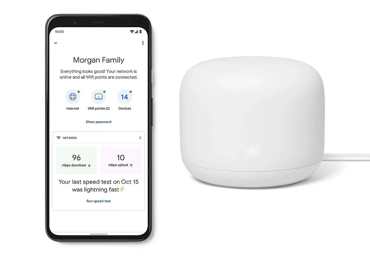 GOOGLE NEST WIFI ROUTER POINT