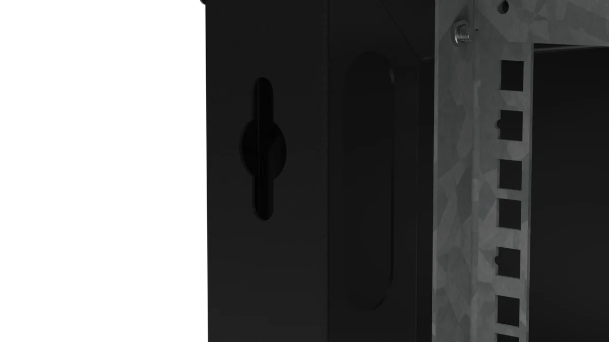 EXTRALINK PREMIUM 15U 600X600 WALL-MOUNTED RACKMOUNT CABINET BLACK