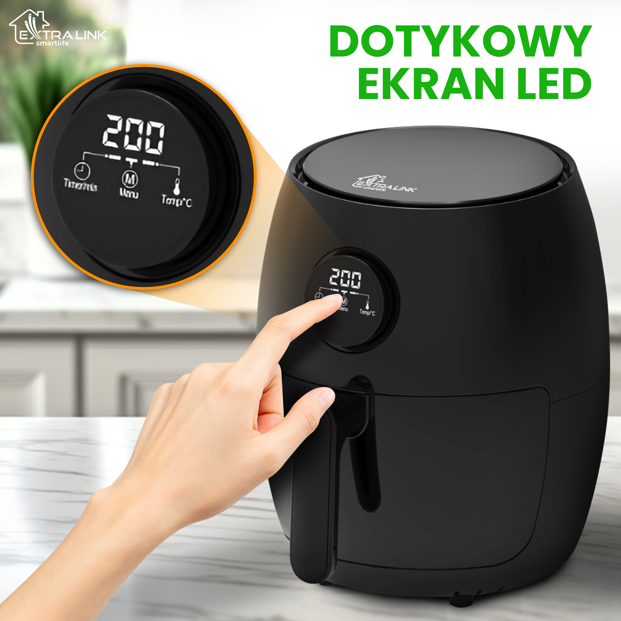 EXTRALINK HOME AIR FRYER 2L EU SJ-200
