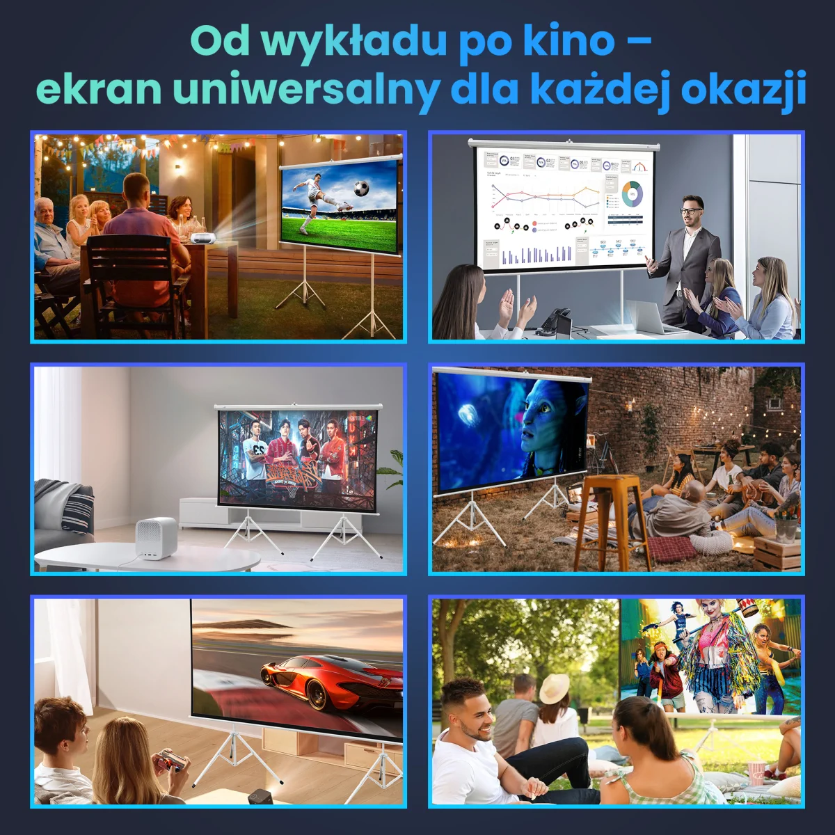 EXTRALINK PROJECTION SCREEN 120
