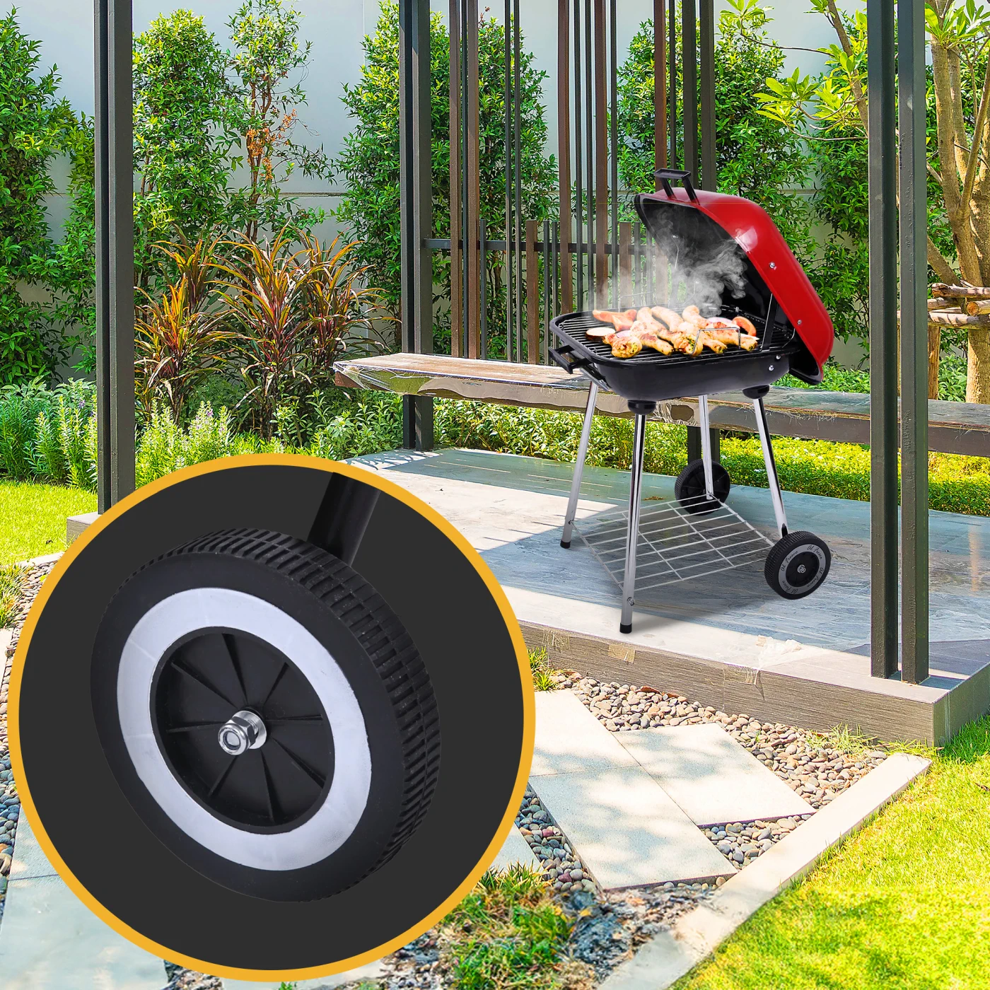 EXTRALINK HOME GRILL NA KÓŁKACH GL-624