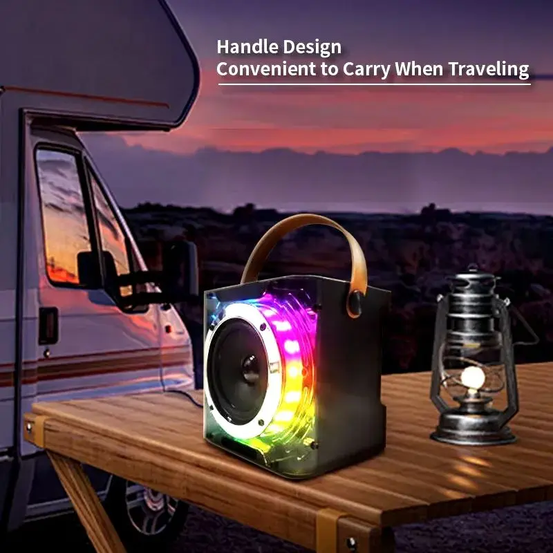 EXTRALINK LIFESTYLE BOX KARAOKE SPEAKER BLACK DUAL MICROPHONE
