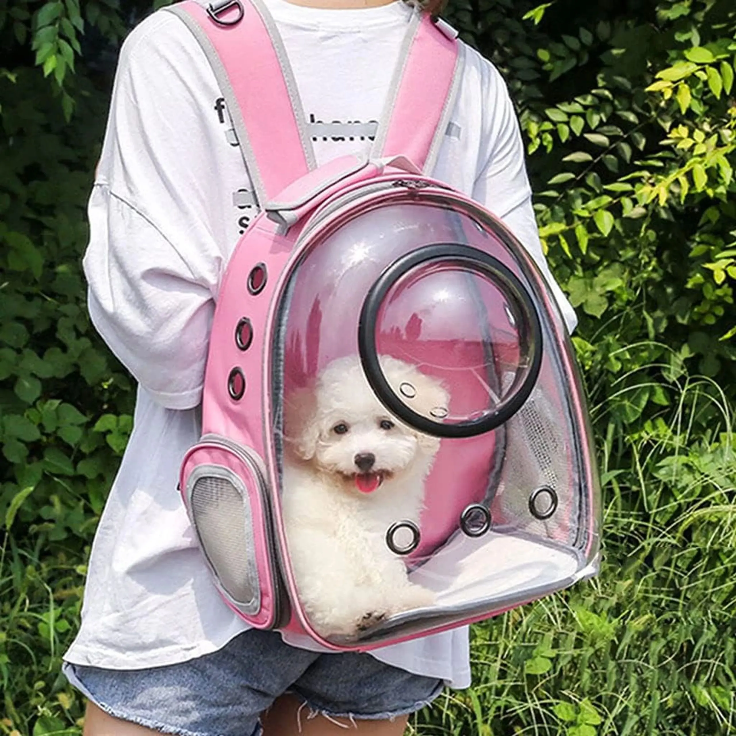 EXTRALINK PETS PLECAK DLA KOTA PSA TRANSPORTER PRZEZROCZYSTY WENTYLOWANY TORBA NA KOTA PET-997