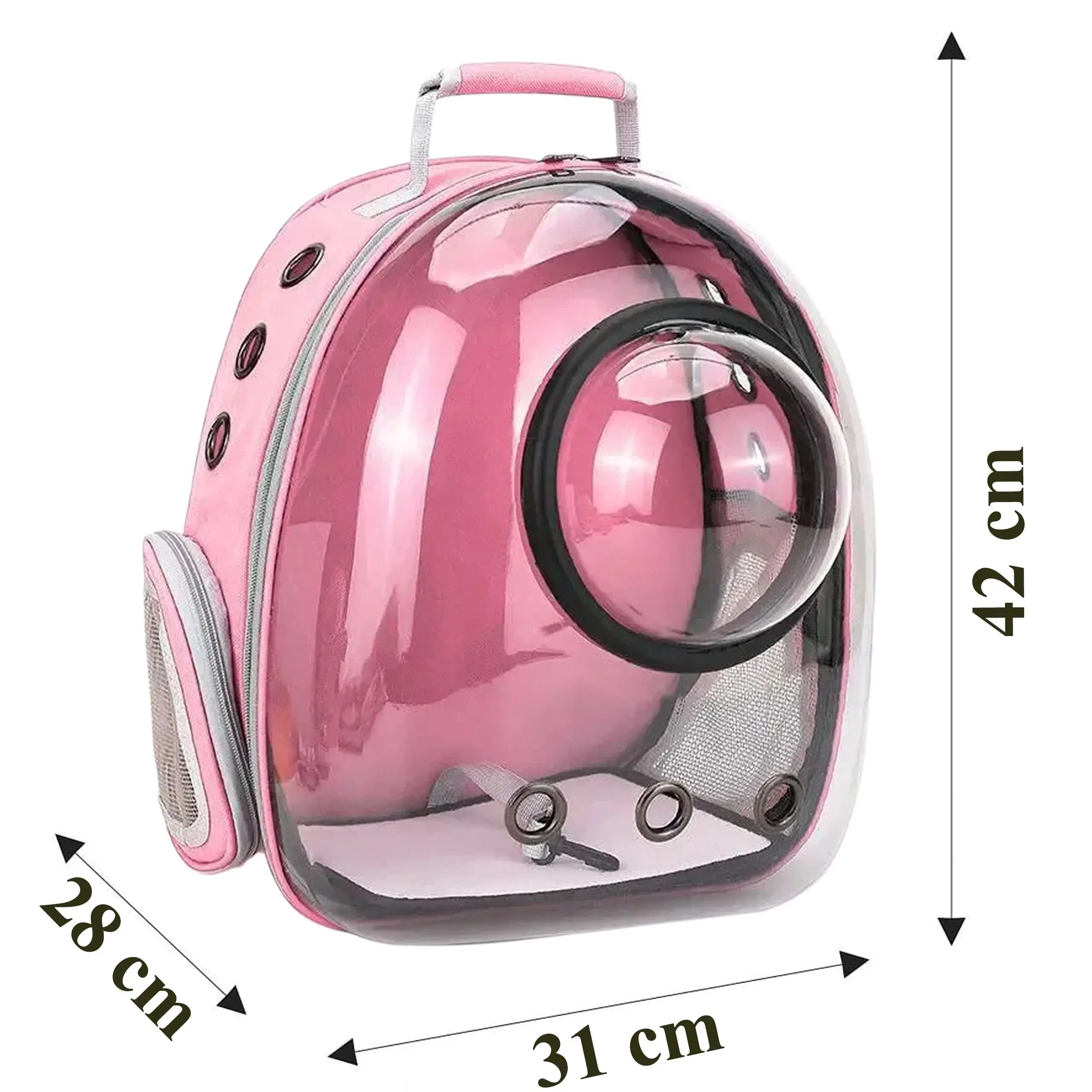 EXTRALINK PETS PLECAK DLA KOTA PSA TRANSPORTER PRZEZROCZYSTY WENTYLOWANY TORBA NA KOTA PET-997