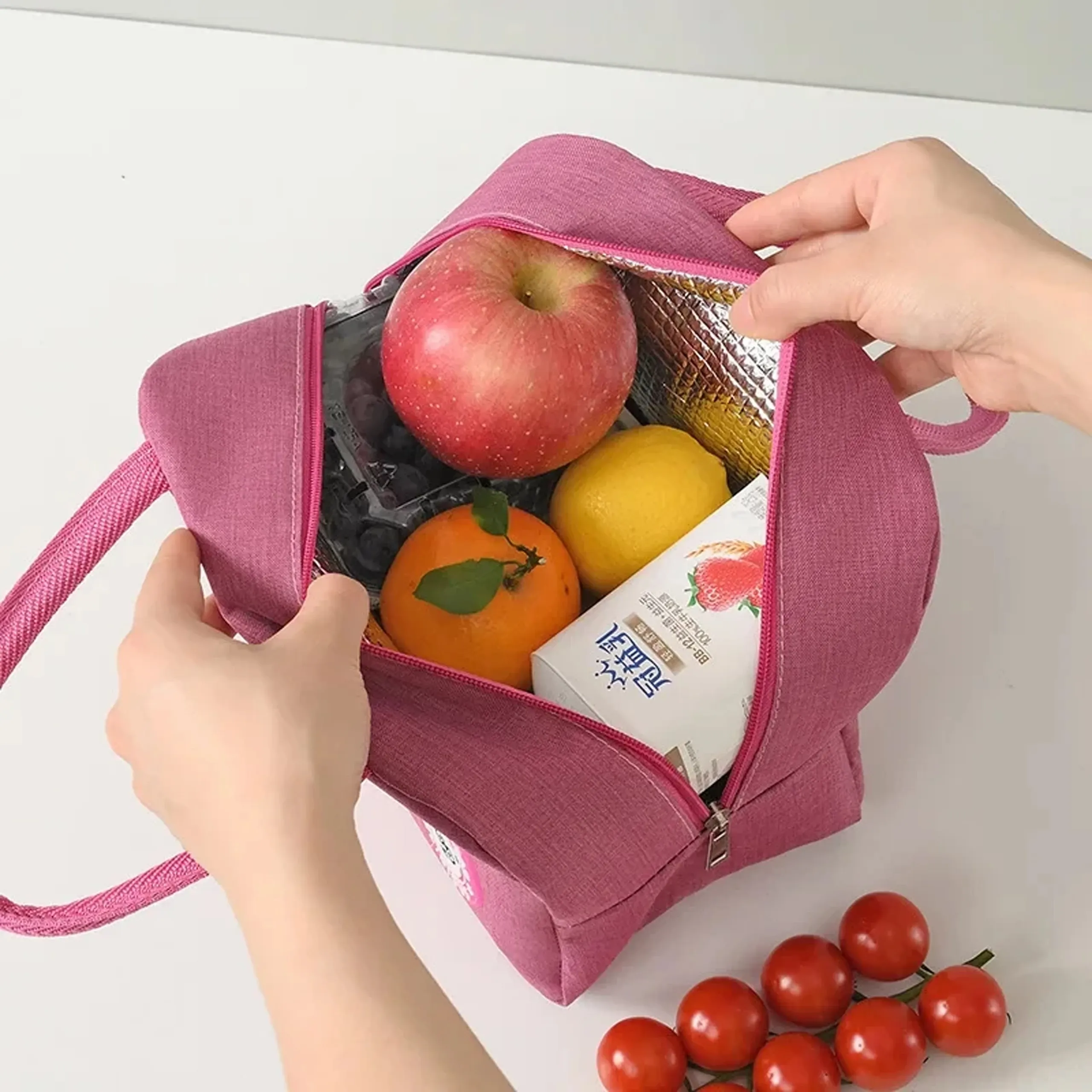 EXTRALINK TORBA TERMICZNA IZOLACYJNA LUNCH BOX ŚNIADANIOWA NA JEDZENIE T-1078