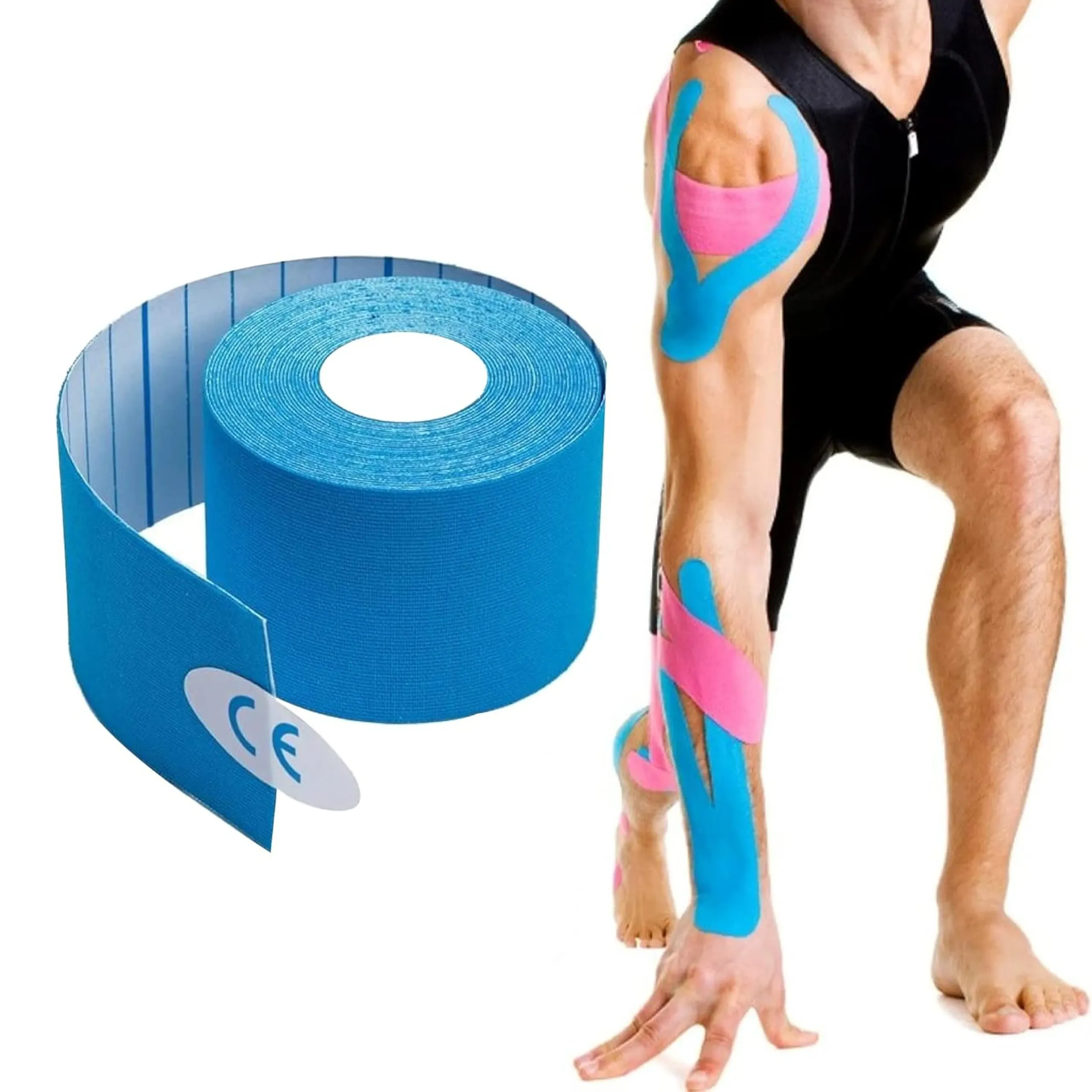 EXTRALINK KINESIOTAPING TAPE KINESIO SPORT PRO 5MX5CM YELLOW P-866