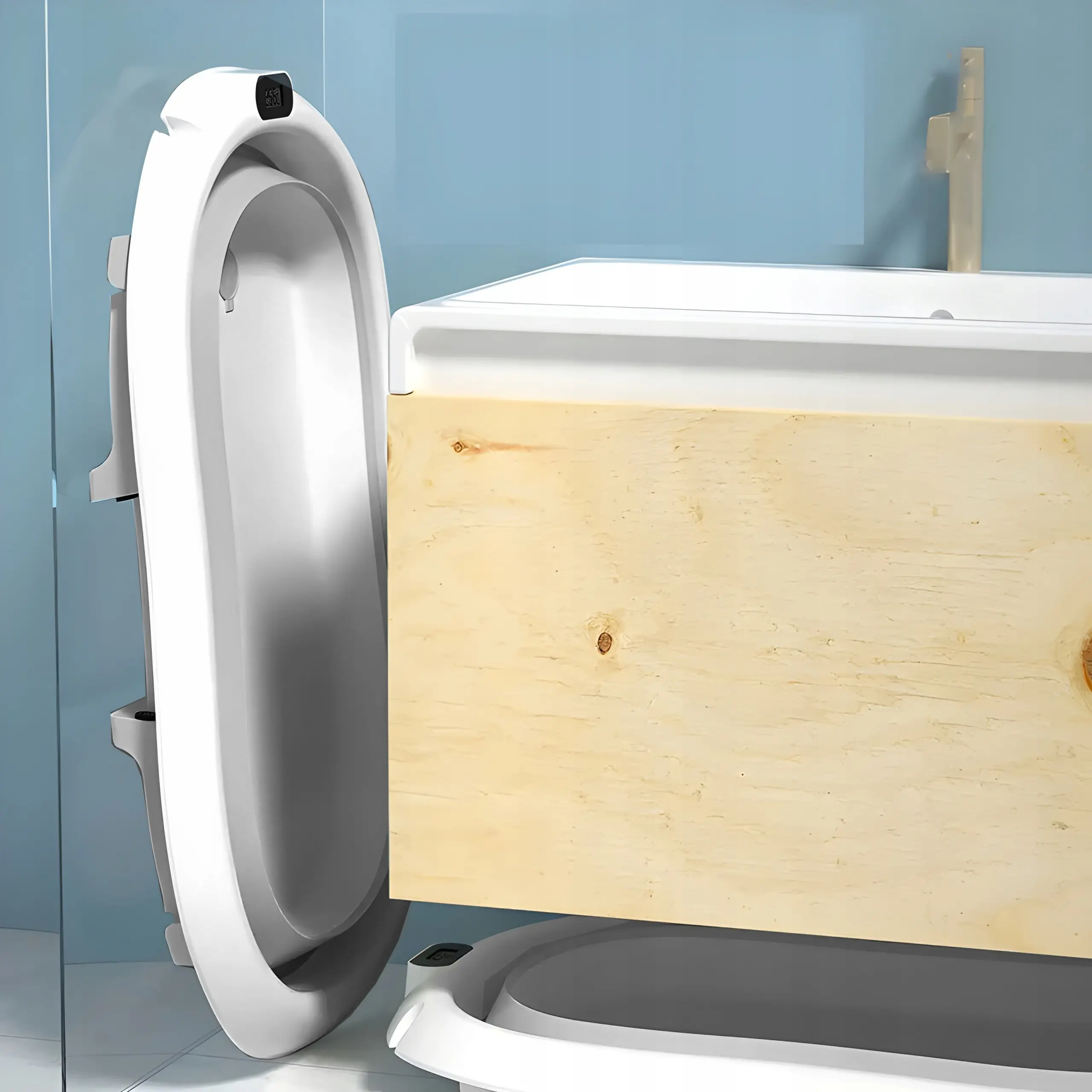 EXTRALINK KIDS WANIENKA SZARA Z TERMOMETREM LED