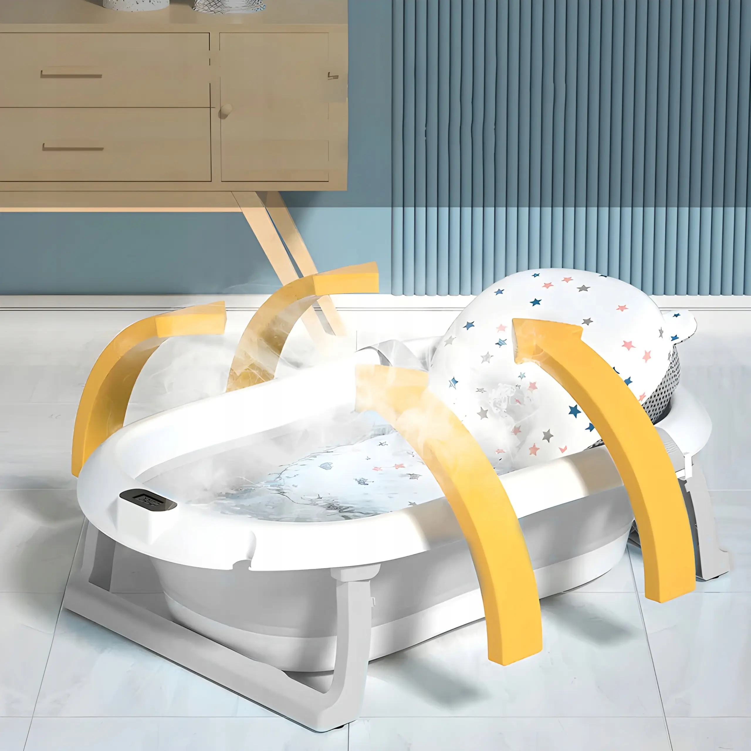 EXTRALINK KIDS WANIENKA SZARA Z TERMOMETREM LED