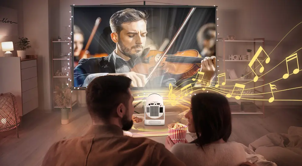 EXTRALINK SMART LIFE SMART PROJECTOR ESP-300HIFI, 200 ANSI, 720P, ANDROID 11, AUTO KEYSTONE CORRECTION