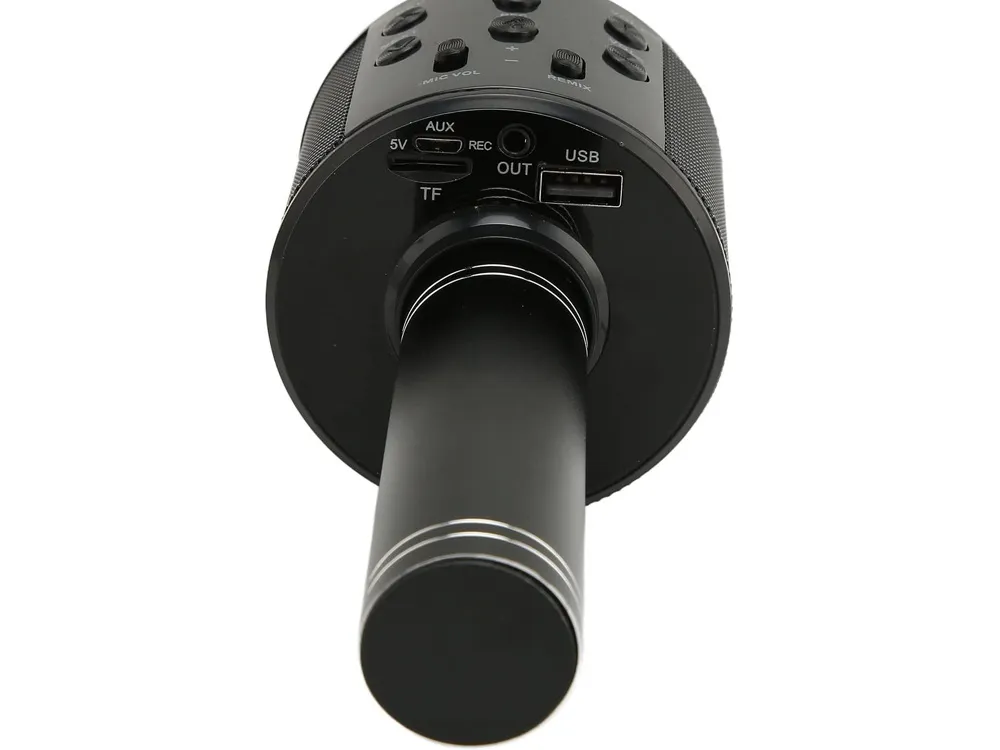 EXTRALINK MIKROFON BEZPRZEWODOWY BLUETOOTH KARAOKE Z GŁOŚNIKIEM MODULATOR CZARNY- 01337