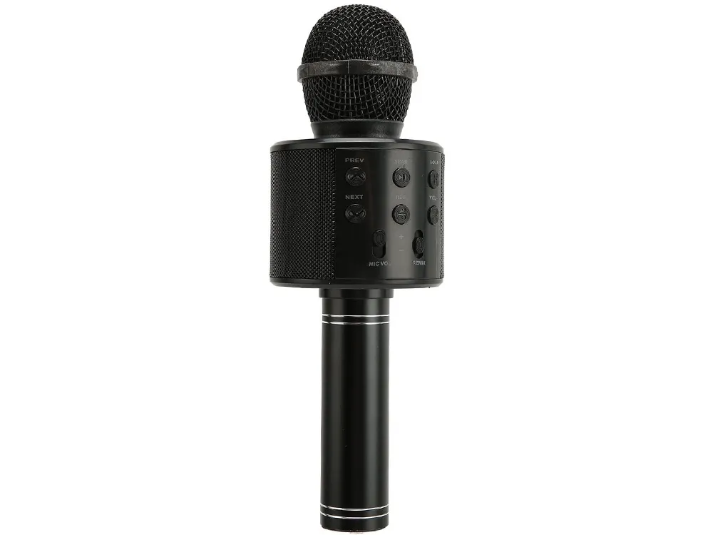 EXTRALINK MIKROFON BEZPRZEWODOWY BLUETOOTH KARAOKE Z GŁOŚNIKIEM MODULATOR CZARNY- 01337