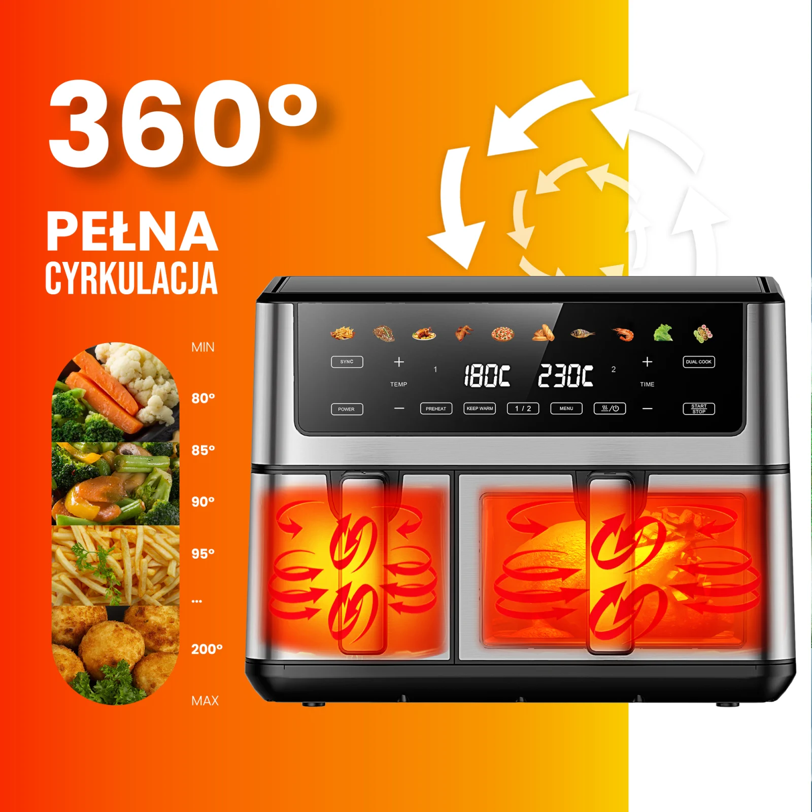 EXTRALINK HOME AIR FRYER 10L EU SJ-1000 PRO