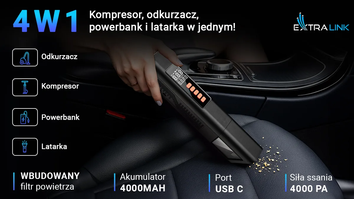 Funkcje odkurzacza