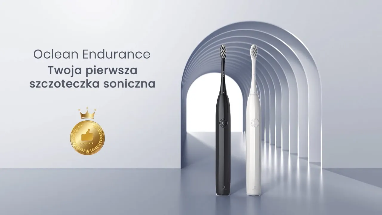 Oclean Endurance Biała | Szczoteczka soniczna | 36000 RPM