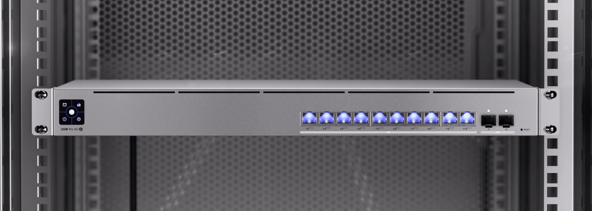 Ubiquiti USW-Pro-XG-10-PoE | Switch | Etherlighting, 10x RJ45 10GbE, 2x SFP+, 400W, Layer 3