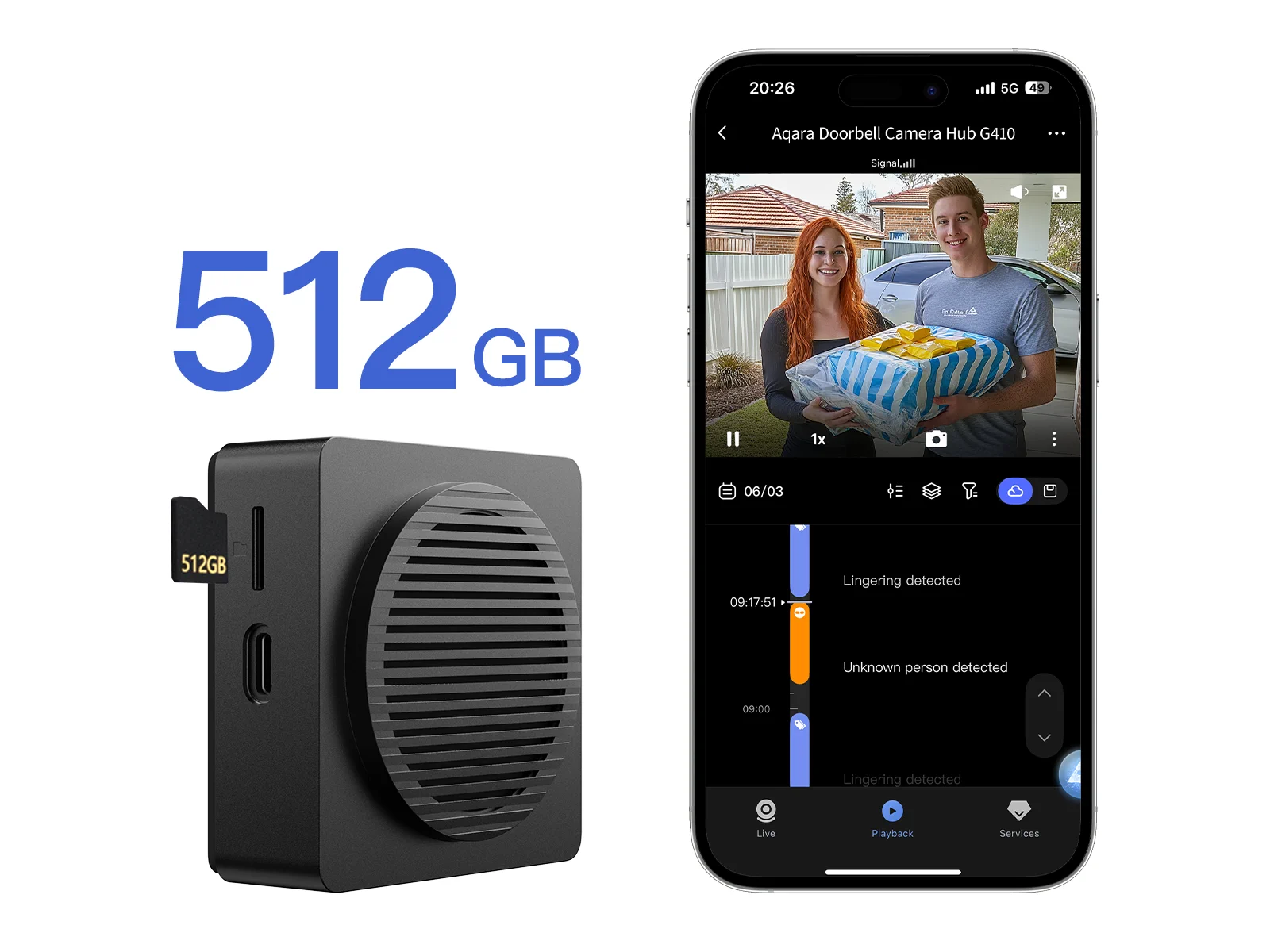 Aqara Doorbell Camera Hub G410 Biały | Wideodomofon | Dzwonek do drzwi, Hub, Kamera