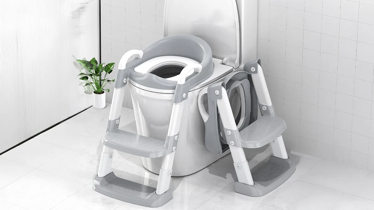 szaradrabinka dla dzieci do toalety Extralink Kids z nakładką sedesową