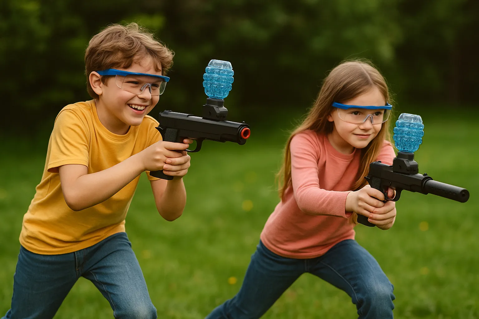 Dzieci z pistoletami