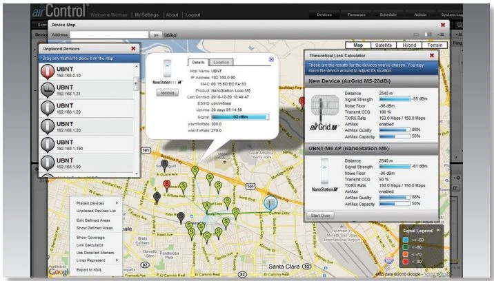 ubiquiti rocket m2 2.4GHz 28dbm aircontrol