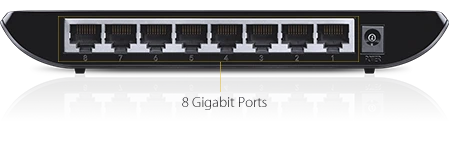 8 ports home switch