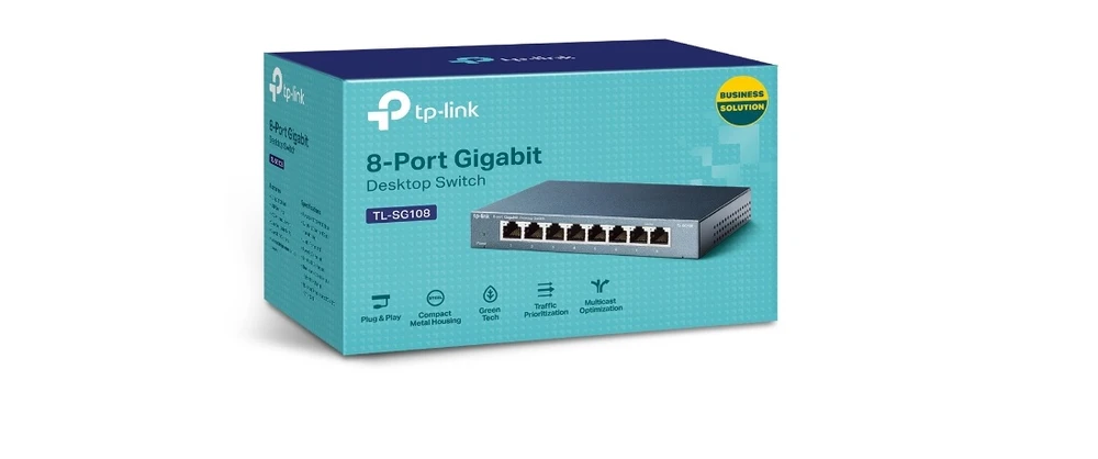 przelacznik switch 8 portow vlan lan rj45 qos instrukcja konfiguracja