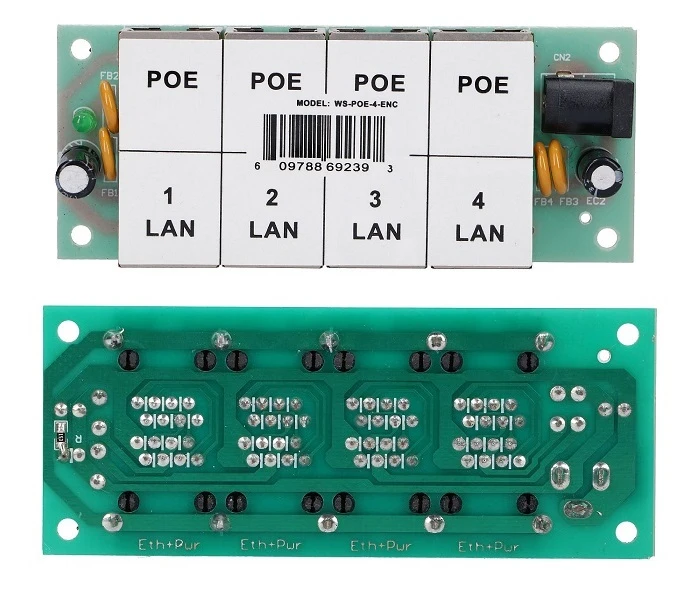 poe strip 4 port