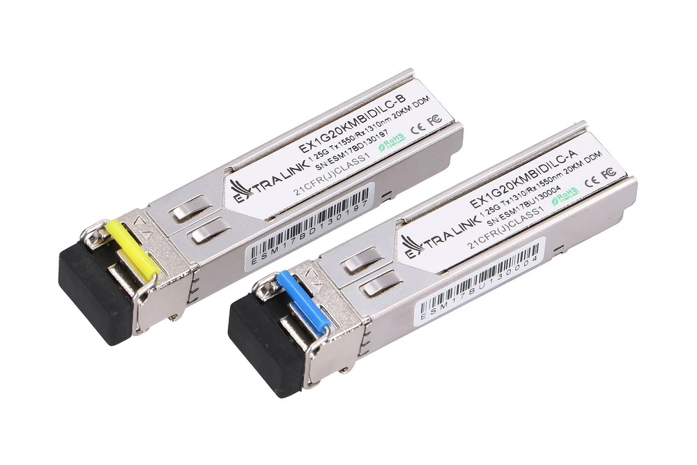 SFP 1.25G WDM 1310/1550NM SM 20KM LC DDM